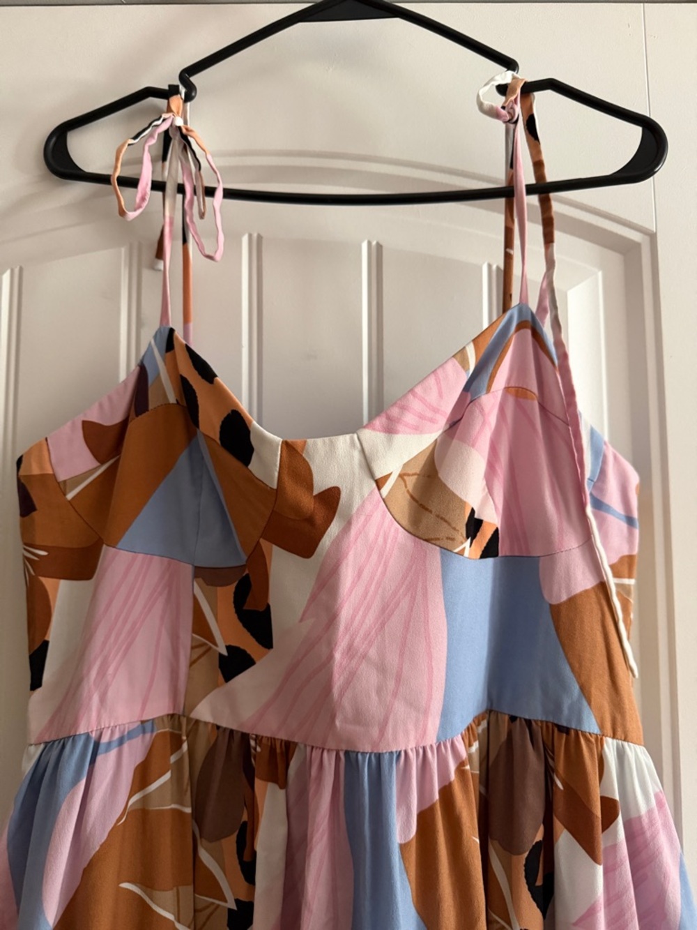 Hutch Pink, Blue & Brown Print Sundress - Picture 2 of 4